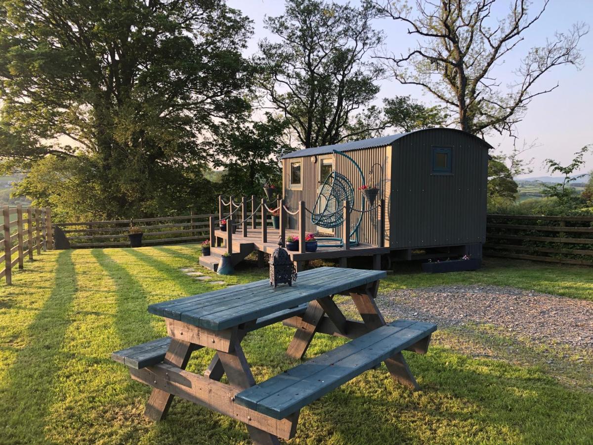The Peacock Shepherds Hut At Hafoty Boeth Corwen Kültér fotó