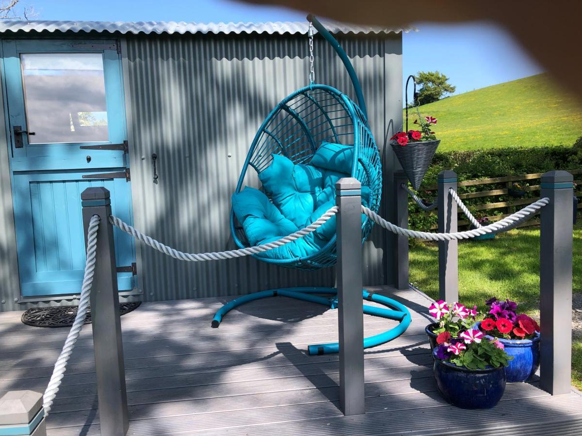 The Peacock Shepherds Hut At Hafoty Boeth Corwen Kültér fotó